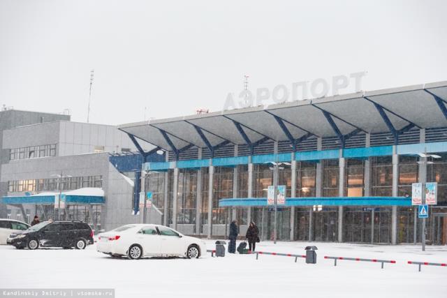 Томский аэропорт задерживает прилет и вылет рейсов из-за метели