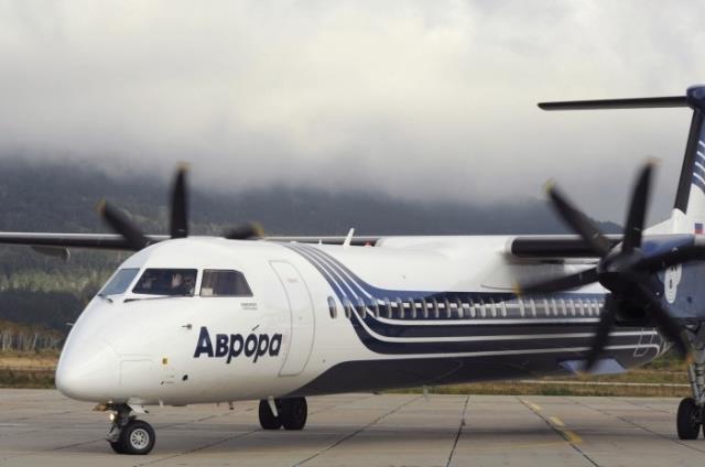 Авиакомпания «Аврора» в I полугодии снизила перевозку пассажиров в 2 раза