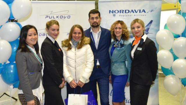 Аэропорт Пулково встретил миллионного пассажира «Нордавиа»