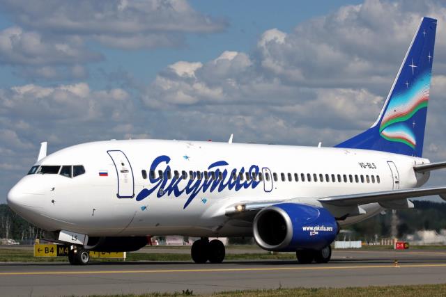 Парк авиакомпании «Якутия» пополнил новый Boeing 737-700