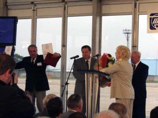 Domodedovo International Airport hosts official ceremony to present aircraft approval certificates to TU-family aircraft