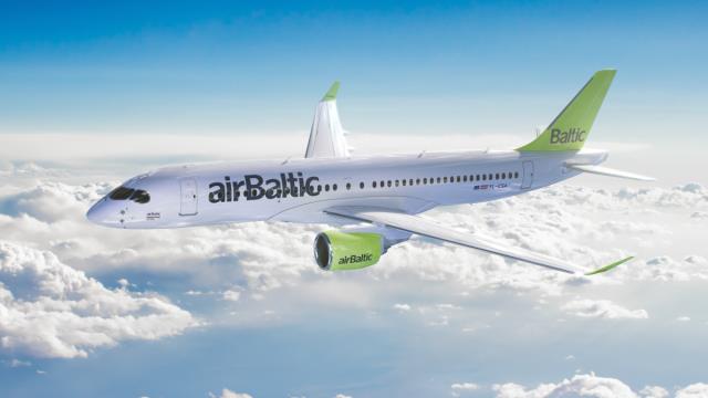 Количество пассажиров airBaltic увеличилось на 17%