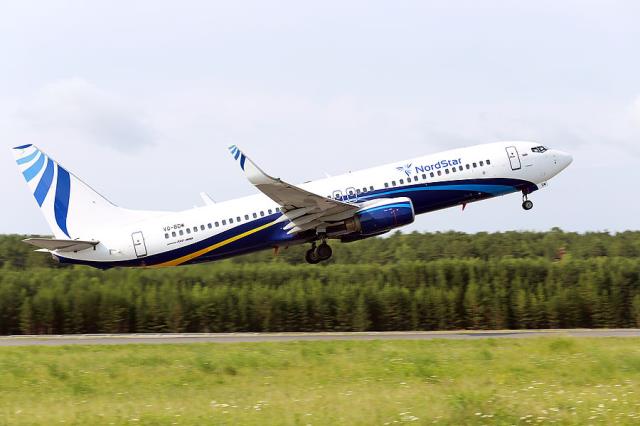 Авиакомпания NordStar пополнила авиапарк еще одним самолетом Boeing 737-800