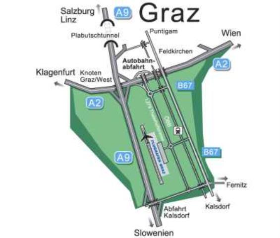 Как добраться до аэропорта Грац-Талерхоф