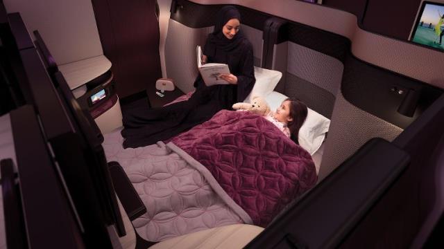 Qatar Airways оборудовала самолеты двуспальными кроватями
