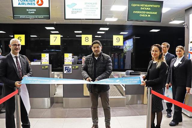 Пассажиропоток аэропорта Казань впервые достиг показателя в 3 млн человек