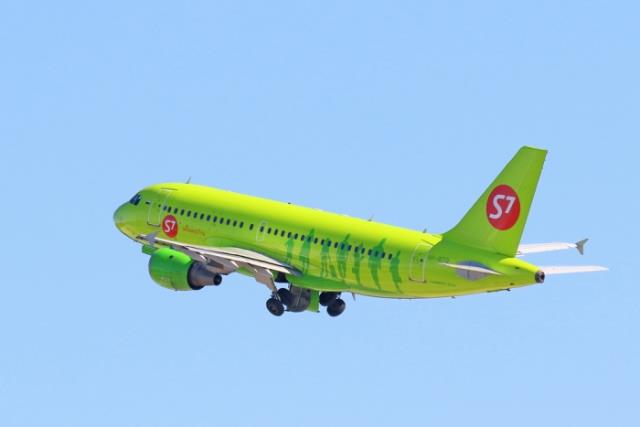 S7 Airlines увеличила перевозки на 12%