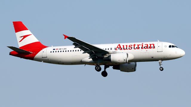 OE-LZC:Airbus A320-200:Austrian Airlines